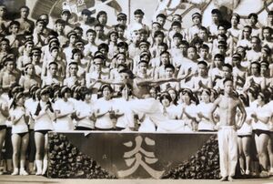 1973 1C運動会応援風景.jpg