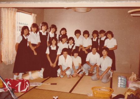 １年生と２年生練習風景